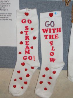 Deep Vein Thrombosis (DVT) Awareness Month: DVT Awareness by Design Socks