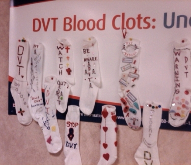 Deep Vein Thrombosis (DVT) Awareness Month: DVT Awareness by Design Socks